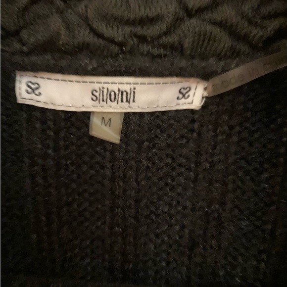 SIONI Long Wool Blend Sweater - Picture 8 of 10